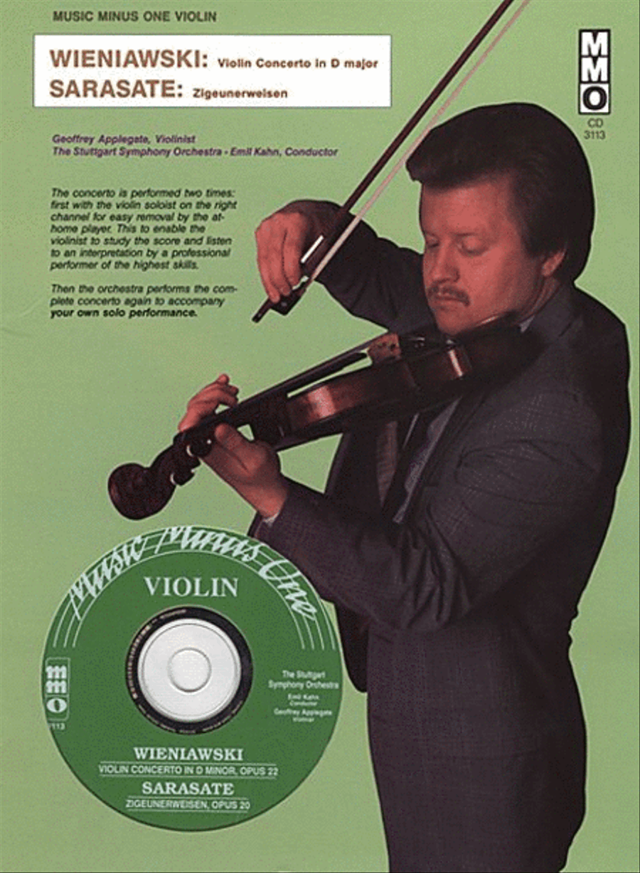Wieniawski – Violin Concerto No. 2 in D Major, Op. 22 & Sarasate – Zigeunerweisen, Op. 20 Violin Solo scores gallery preview page 1