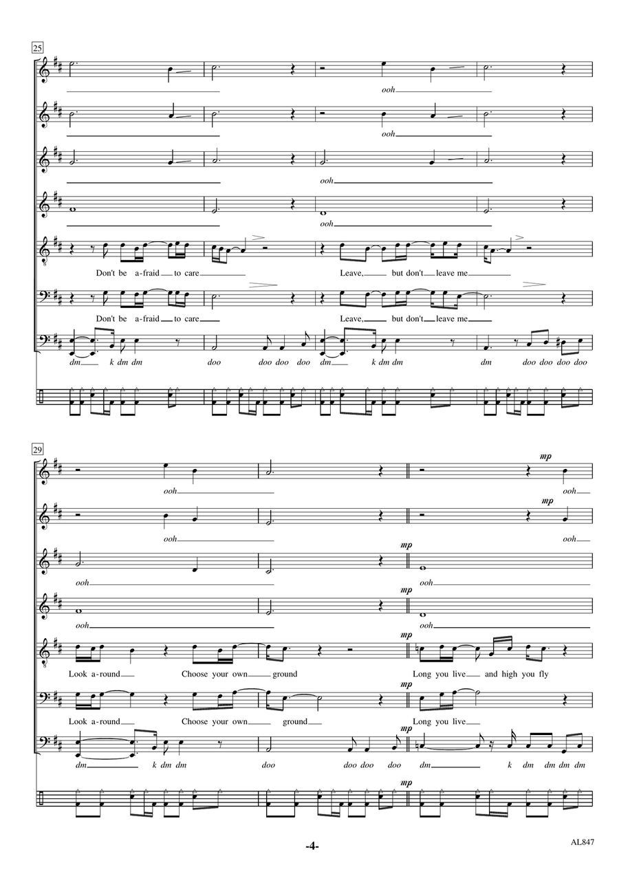Speak To Me Divisi scores gallery preview page 4