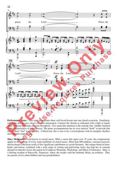 Sacred Harp Suite image number null