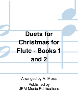 Book cover for Duets for Christmas for Flute - Books 1 and 2
