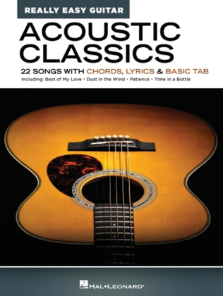 Book cover for Acoustic Classics - Really Easy Guitar Series