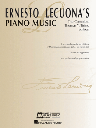 Book cover for Ernesto Lecuona's Piano Music