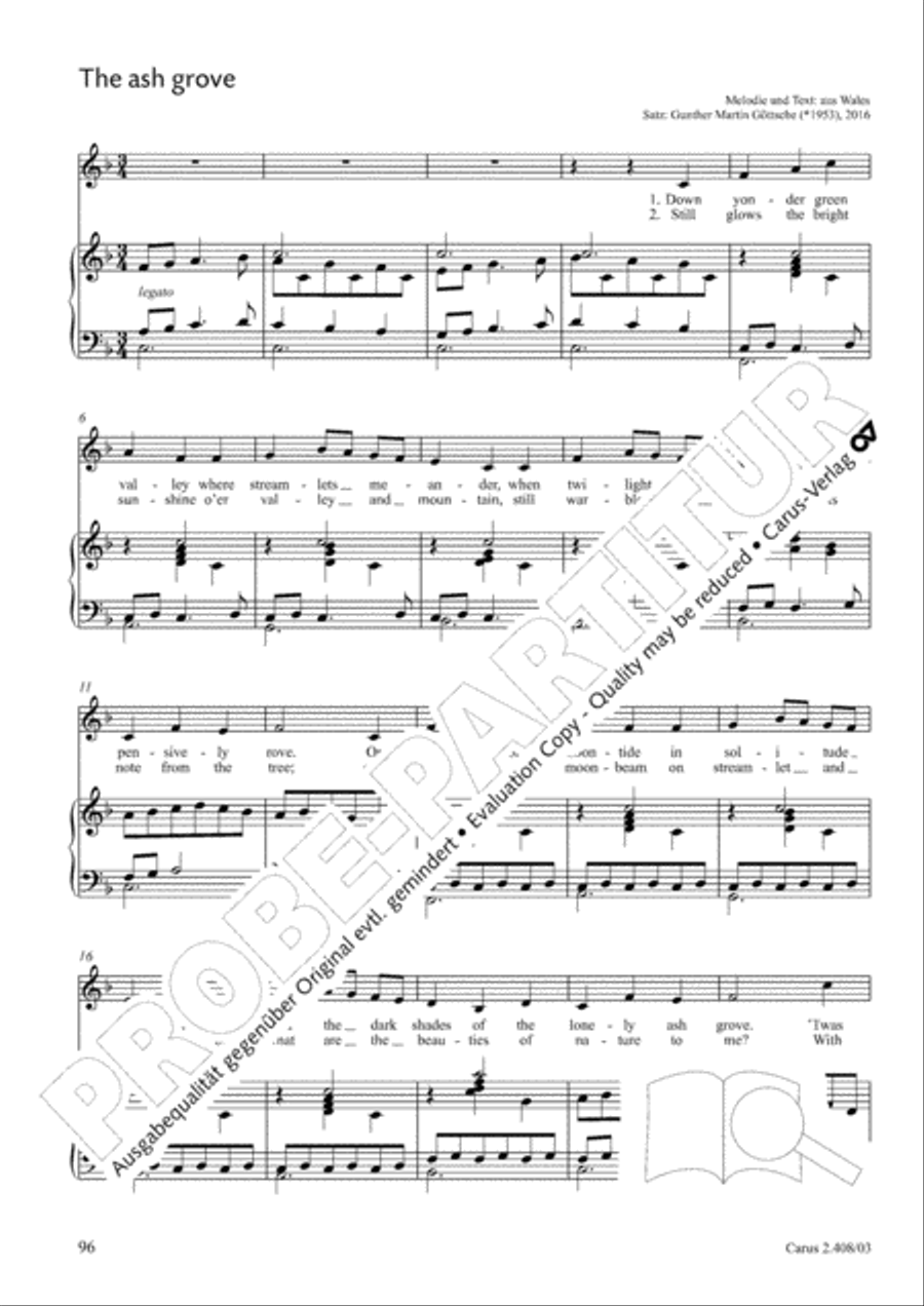Love songs. Collection for voice & piano. 80 arrangements for weddings and celebrations Voice scores gallery preview page 71