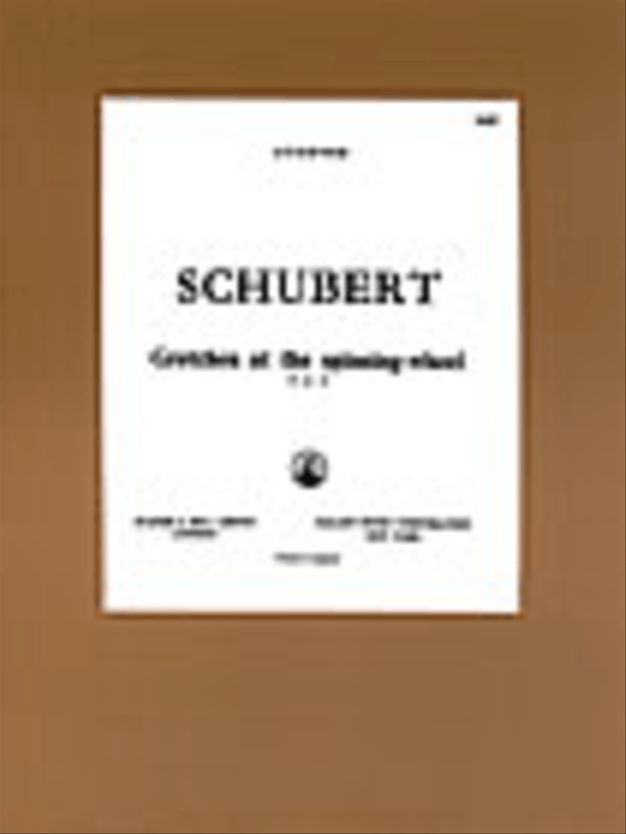 Gretchen am Spinnrade ('Gretchen at the Spinning Wheel') (E - A) Voice scores gallery preview page 1
