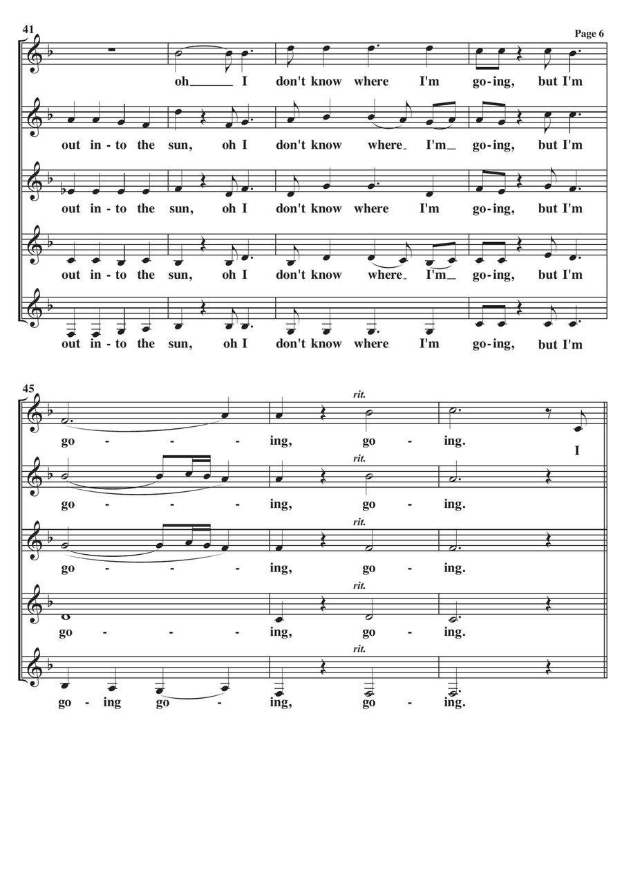 Caravans Theme SSAA scores gallery preview page 6