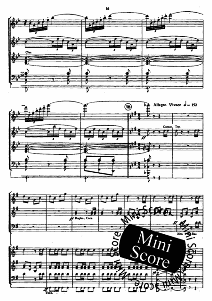 Wilhelm Tell/Guillaume Tell Concert Band scores gallery preview page 22