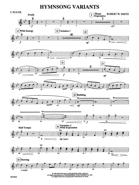 Hymnsong Variants: Flute