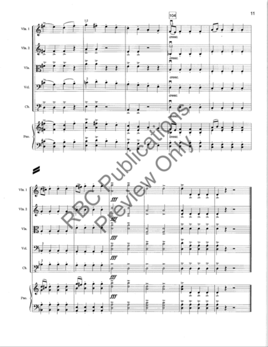 Song And Dance (Score) Song And Dance (Score) String Orchestra scores gallery preview page 14