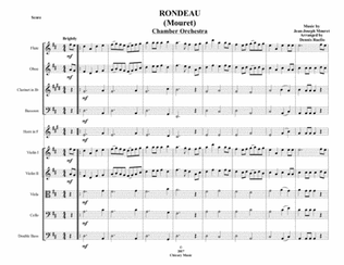 Book cover for Rondeau (Mouret) - Chamber Orchestra - Intermediate
