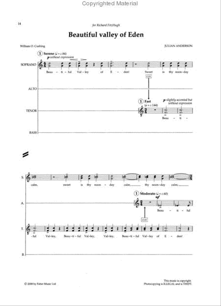 Four American Choruses Four American Choruses Divisi scores gallery preview page 3