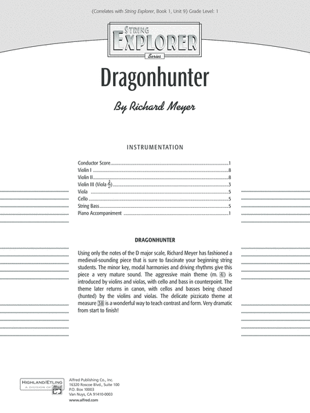 Dragonhunter: Score
