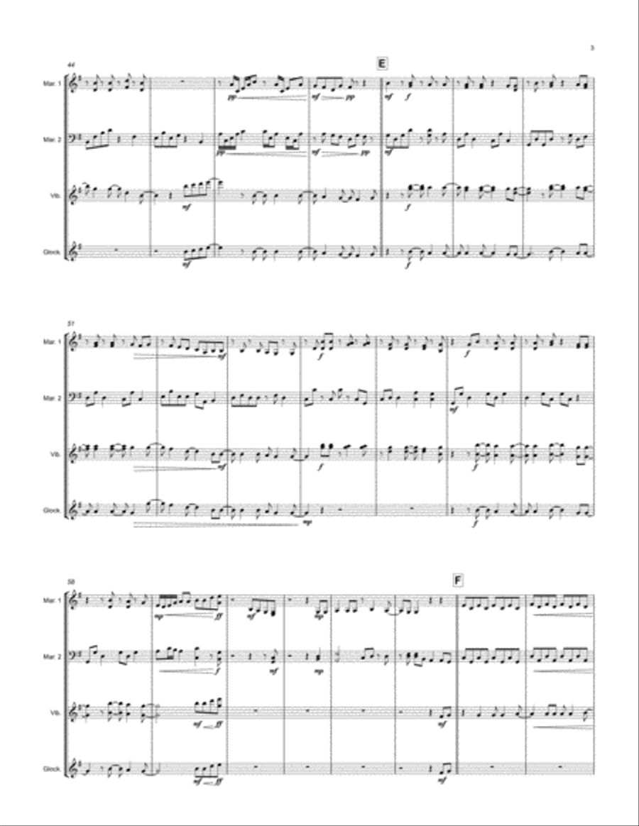 100 Years Percussion Ensemble scores gallery preview page 3