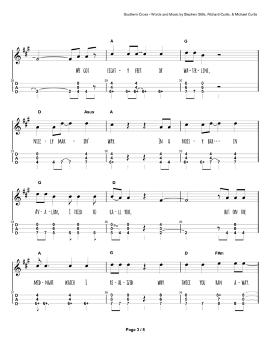 Southern Cross Dulcimer scores gallery preview page 4