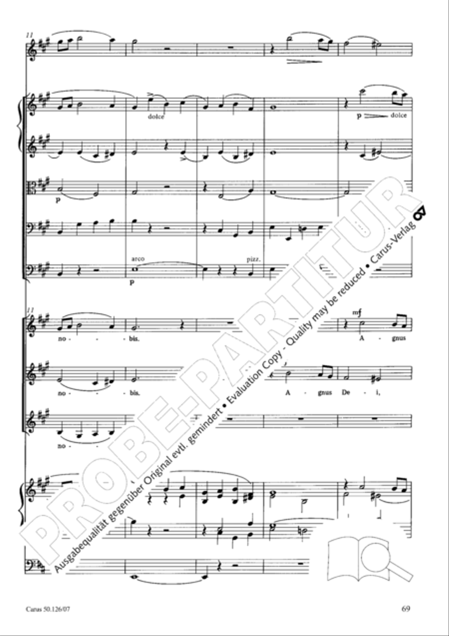 Mass in A major Mass in A major SSA scores gallery preview page 82