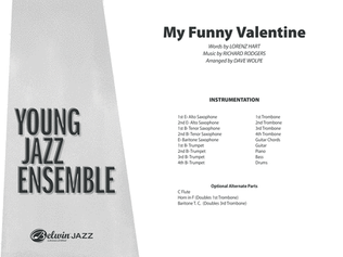 My Funny Valentine: Score