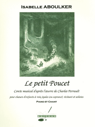 Book cover for Aboulker Perrault Petit Poucet Conte Musical Voice & Piano Book
