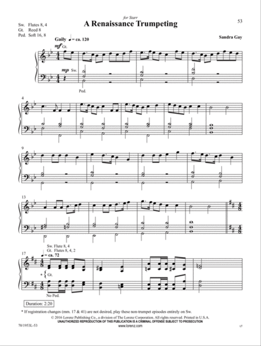 Sound the Trumpet Trumpet scores gallery preview page 18