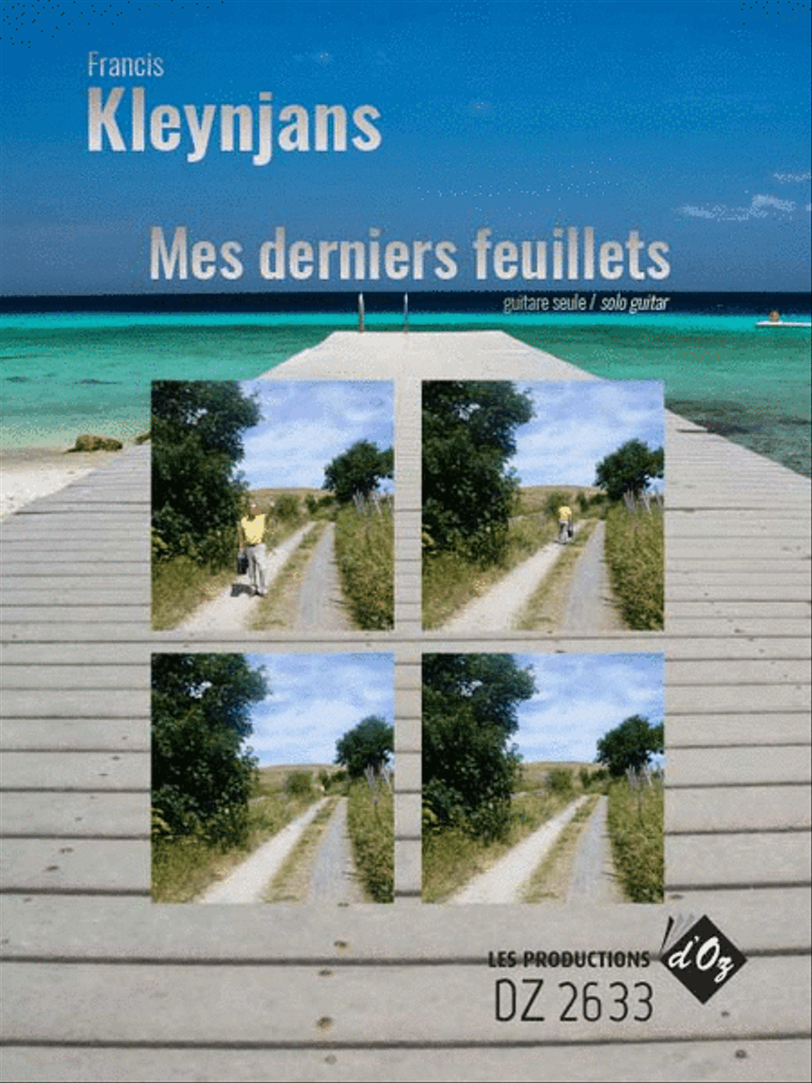 Mes derniers feuillets - 33 pièces Classical Guitar scores gallery preview page 1