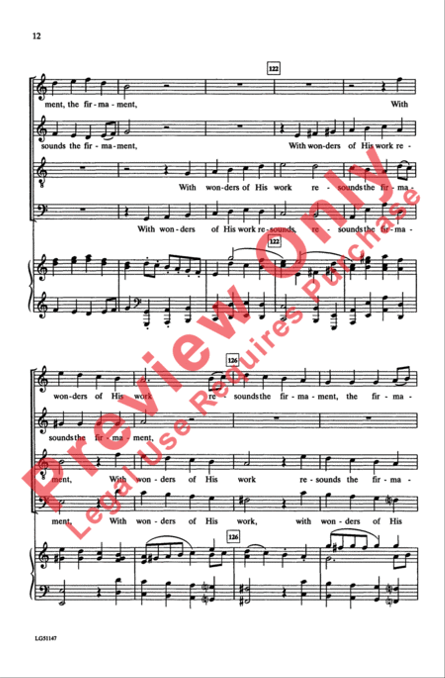 The Heavens Are Telling The Heavens Are Telling 4-Part scores gallery preview page 12