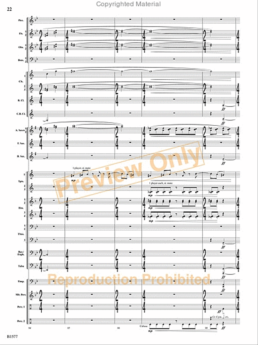 Evocatio Evocatio Concert Band scores gallery preview page 71