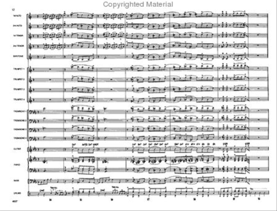 Night Rider Jazz Ensemble scores gallery preview page 11