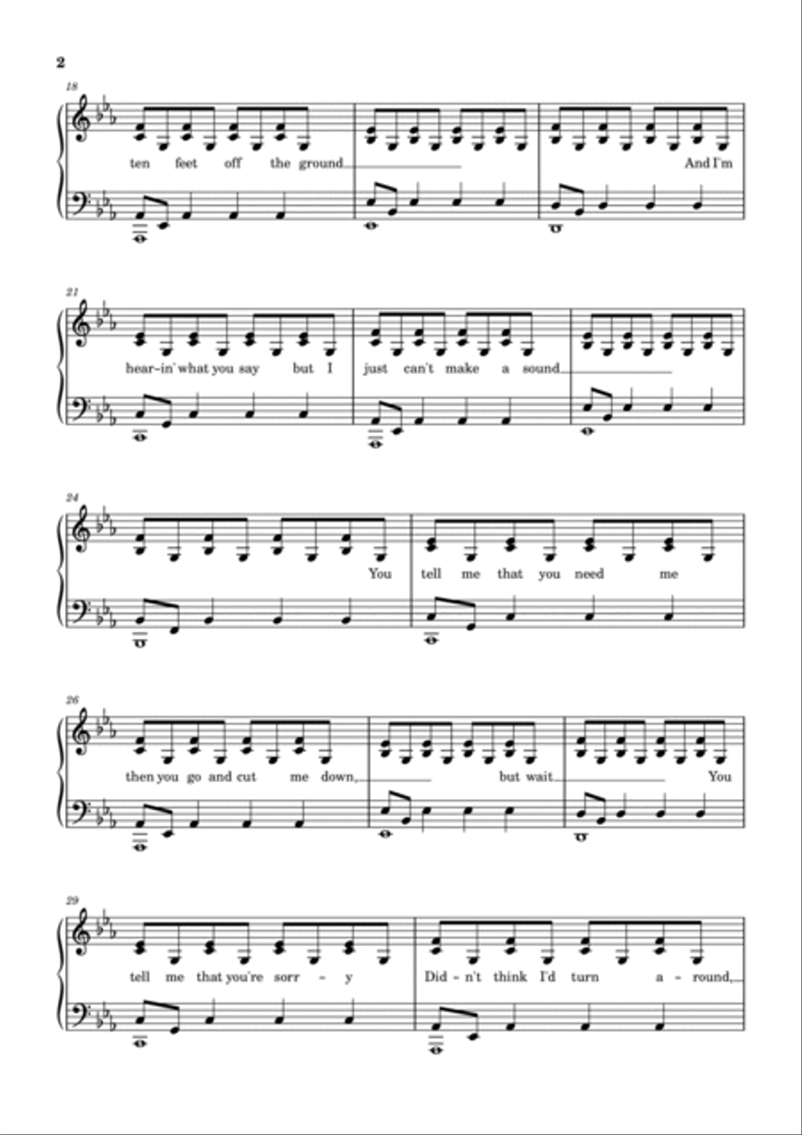 Apologize Apologize Voice scores gallery preview page 2