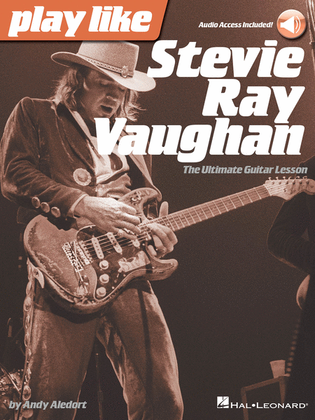 Book cover for Play like Stevie Ray Vaughan