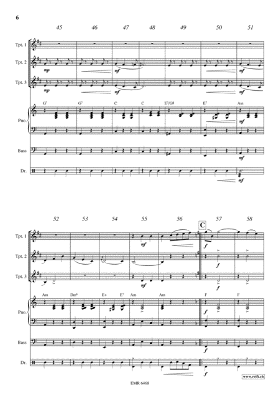 Donauwellen Trumpet Trio scores gallery preview page 6