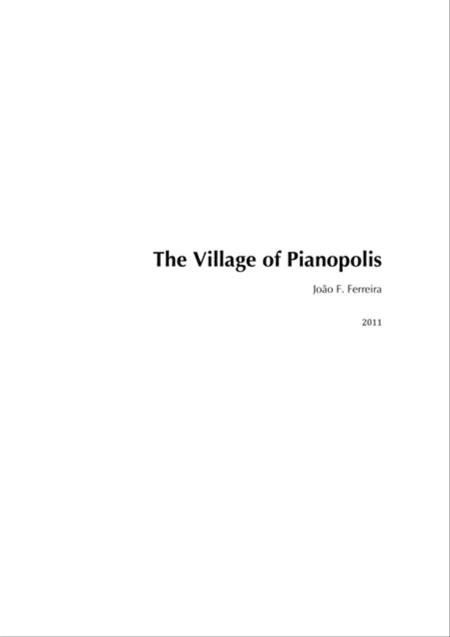 The Village of Pianopolis Piano Method scores gallery preview page 2