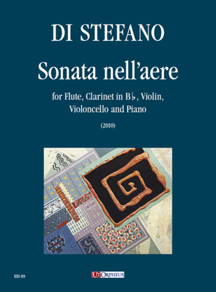 Book cover for Sonata nell’aere for Flute, Clarinet in B flat, Violin, Violoncello and Piano (2010)