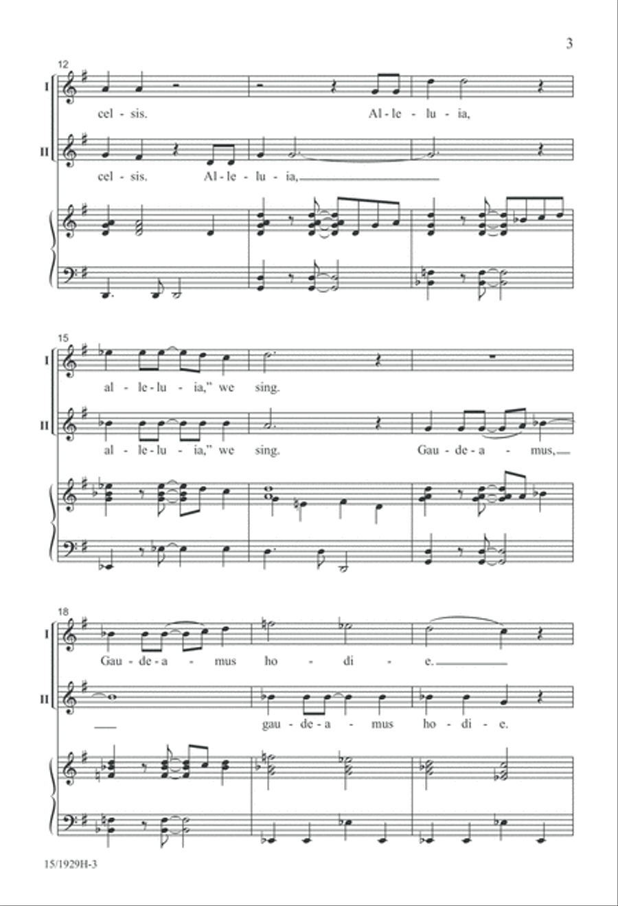 Canticle of Praise 2-Part scores gallery preview page 3