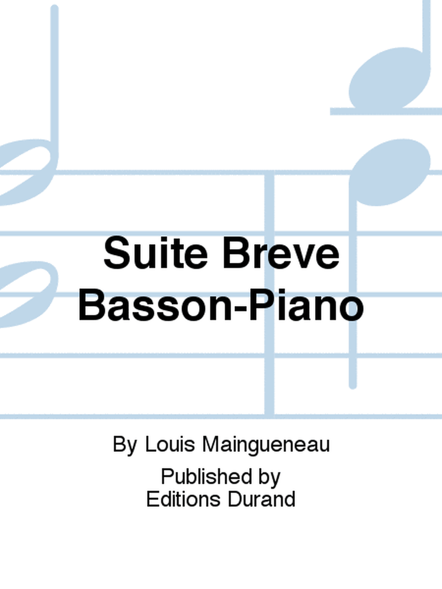 Suite Breve Basson-Piano