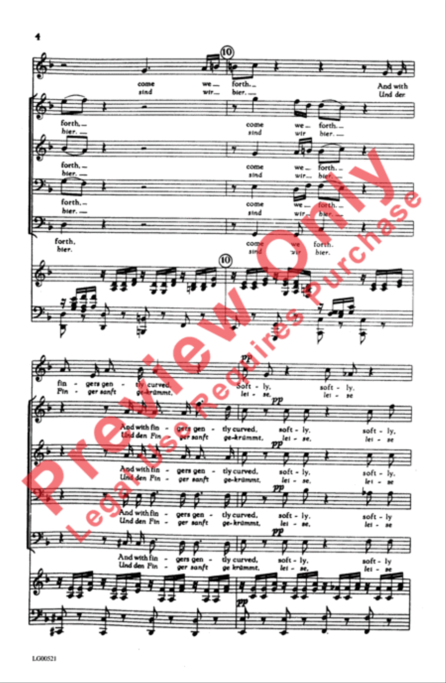 Ständchen Men's Choir scores gallery preview page 4