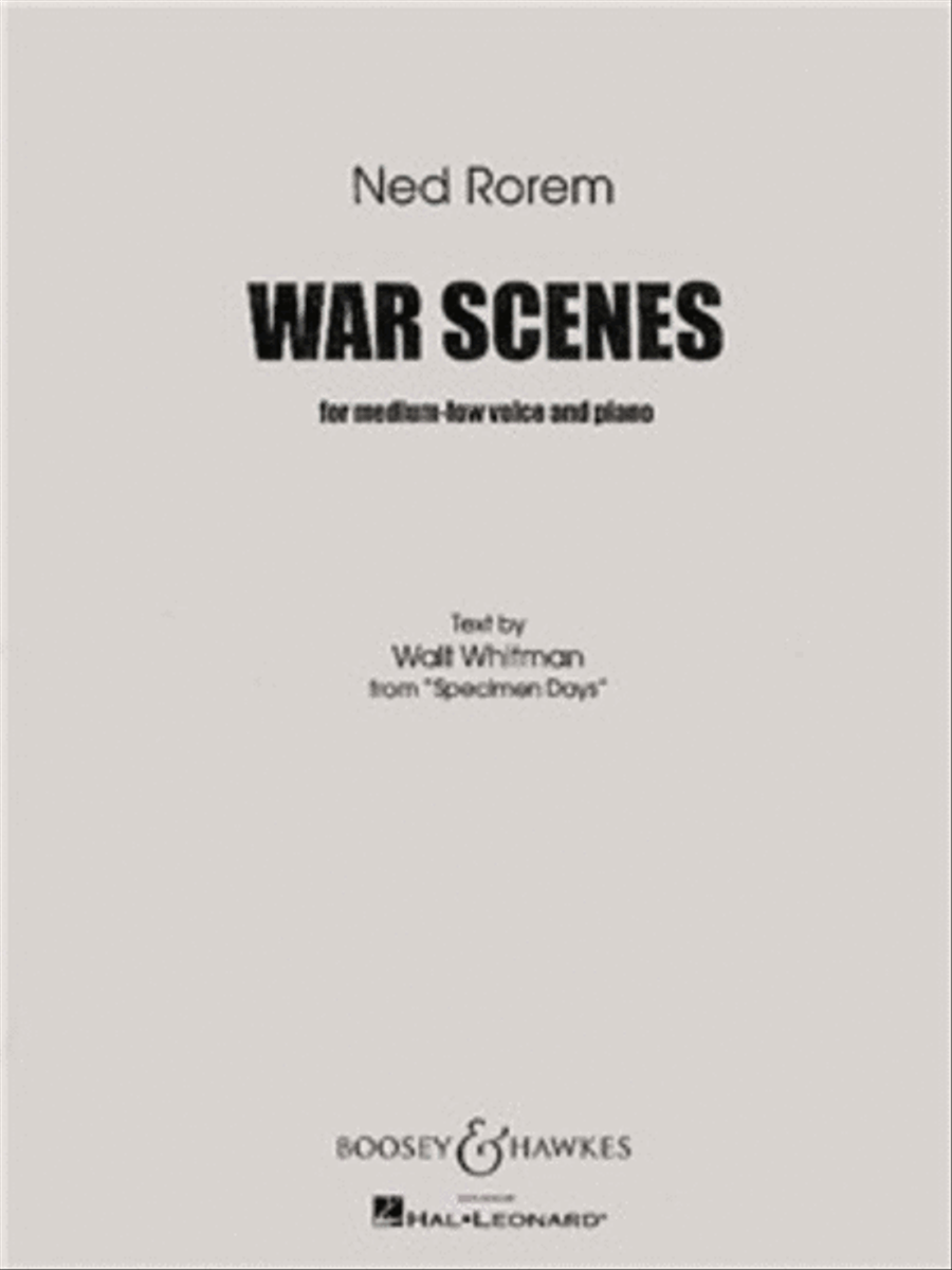 War Scenes Medium Voice scores gallery preview page 1
