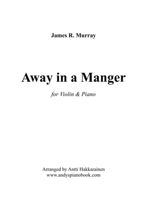 Book cover for Away in a Manger - Violin & Piano