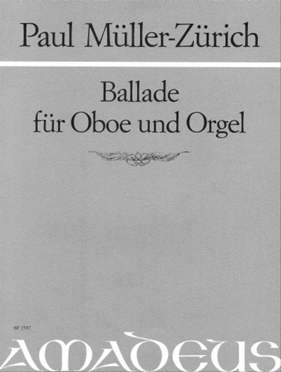 Ballade Oboe scores gallery preview page 1