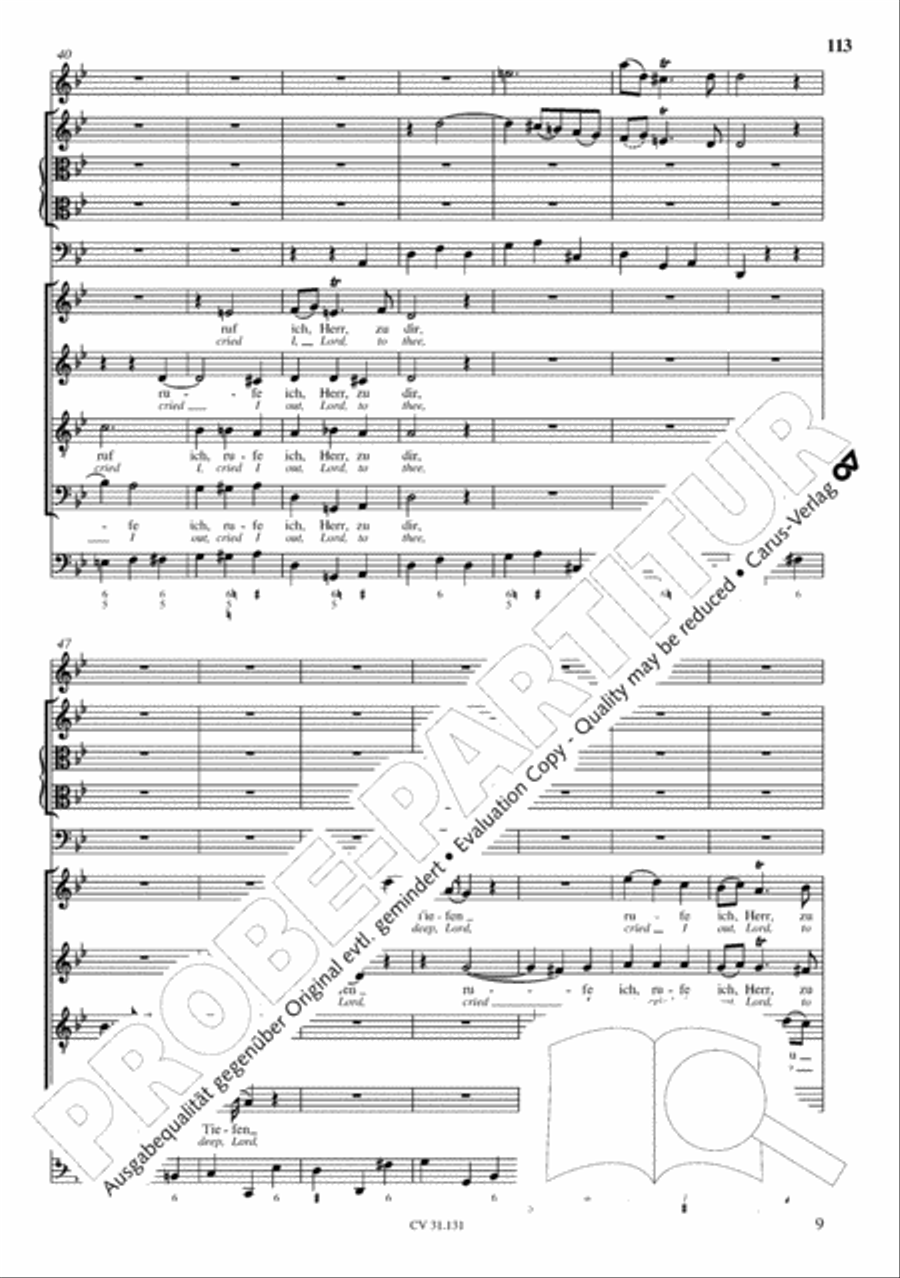 The Complete Sacred Vocal Works (Das geistliche Vokalwerk) Voice scores gallery preview page 114