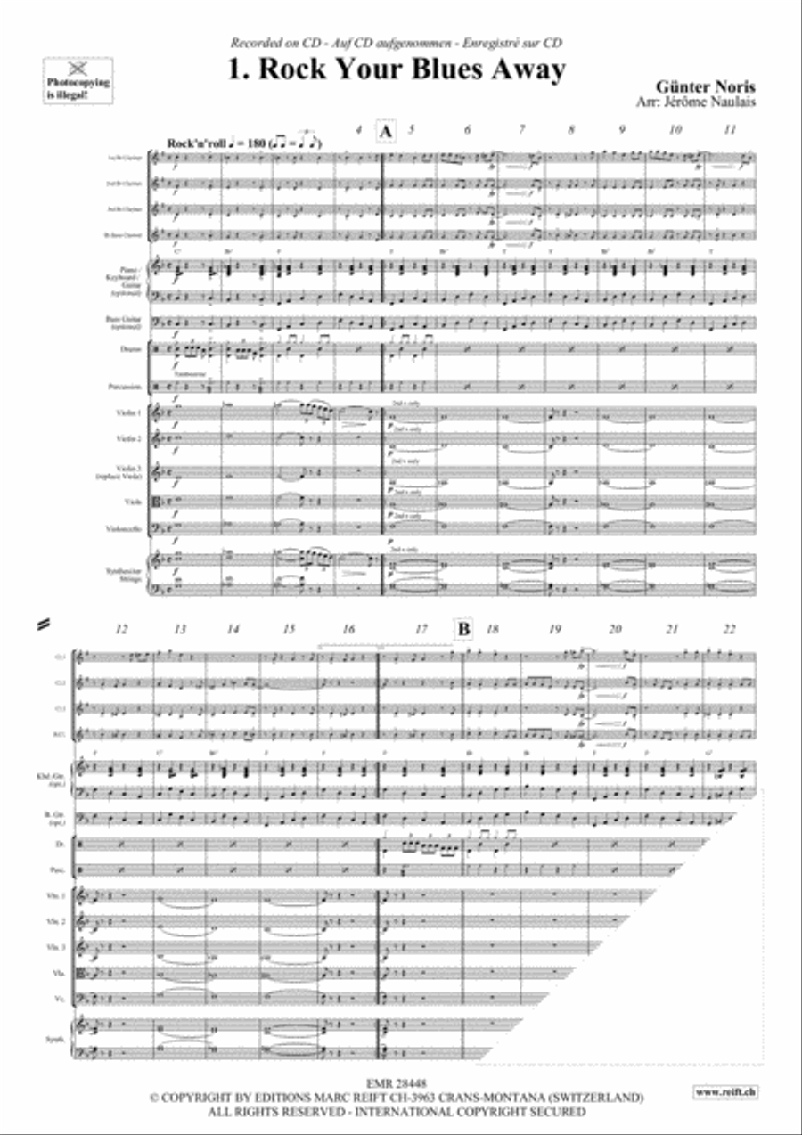 Let's Dance Volume 4 Let's Dance Volume 4 Clarinet Quartet scores gallery preview page 3