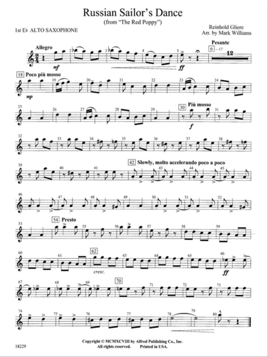 Russian Sailor's Dance (from 