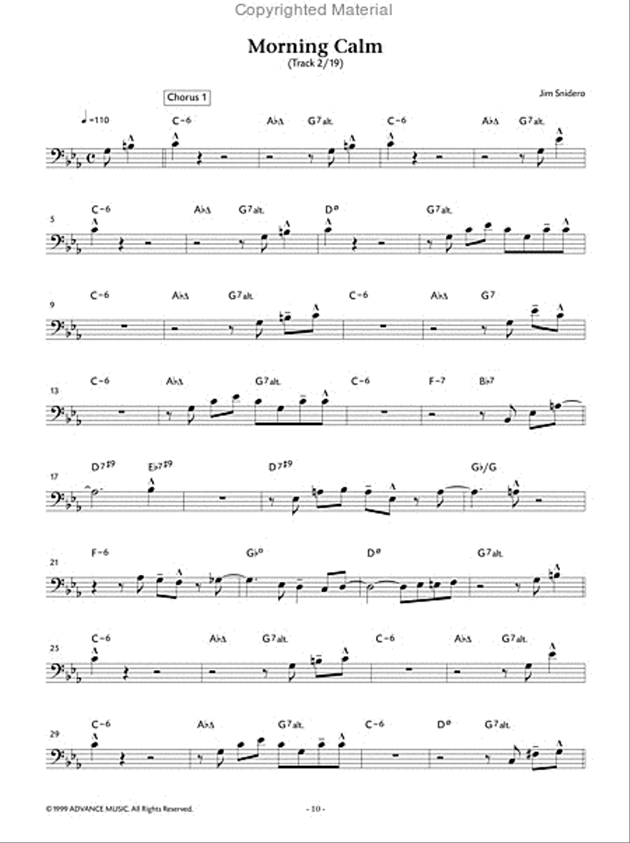 Easy Jazz Conception Trombone Trombone scores gallery preview page 3