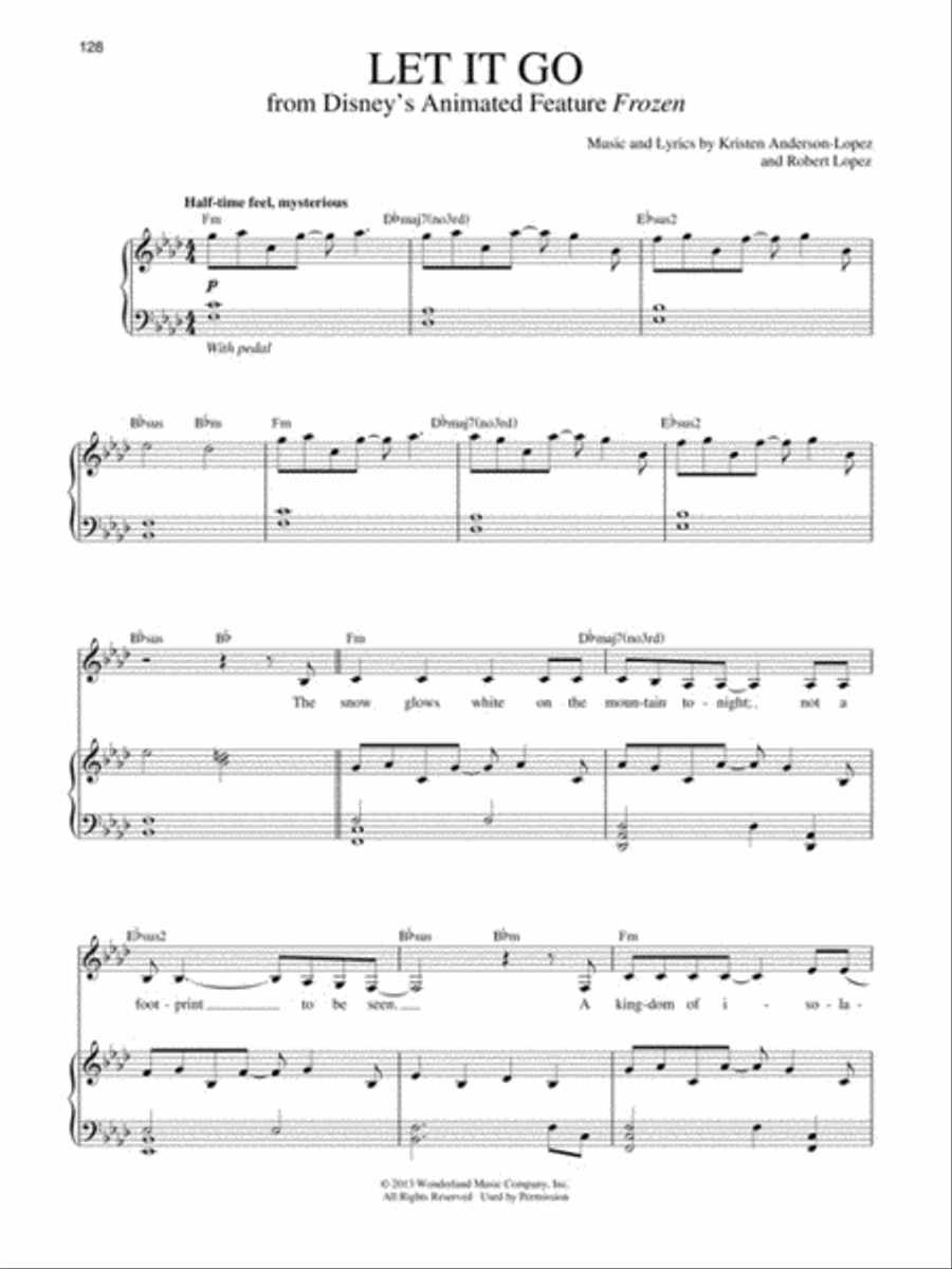 Disney Songs for Singers - Revised Edition Voice scores gallery preview page 3