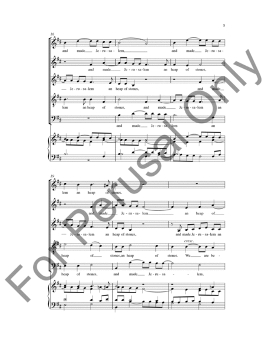 O Lord God O Lord God A Cappella scores gallery preview page 4