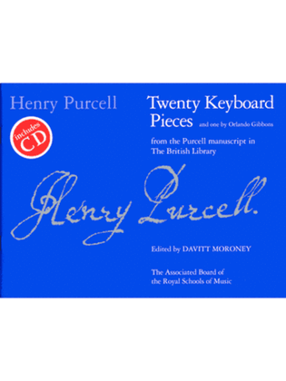 Book cover for Twenty Keyboard Pieces and one by Orlando Gibbons