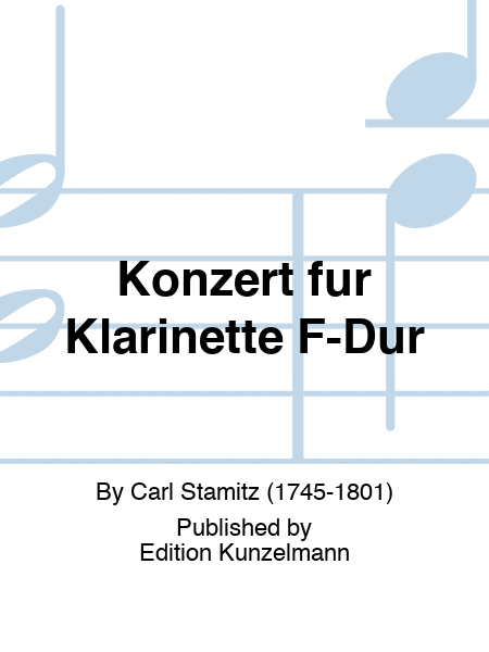 Concerto for clarinet in F major