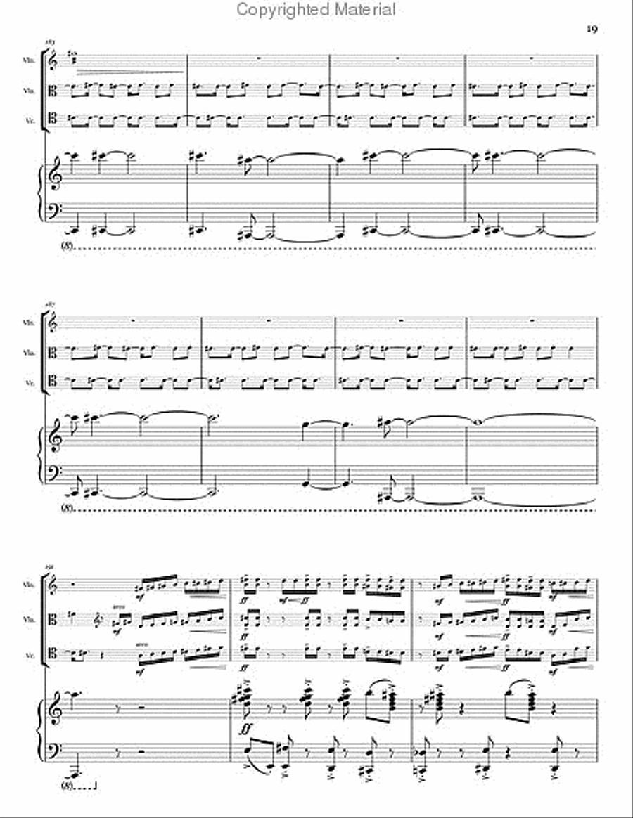 FAULT LINES Chamber Music scores gallery preview page 12