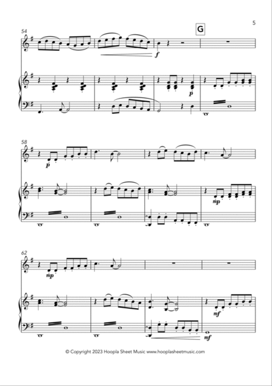 La Cucaracha Violin Solo scores gallery preview page 5