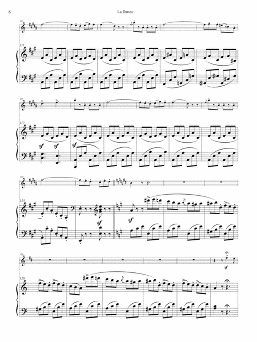 Rossini: La Danza for Clarinet and Piano image number null