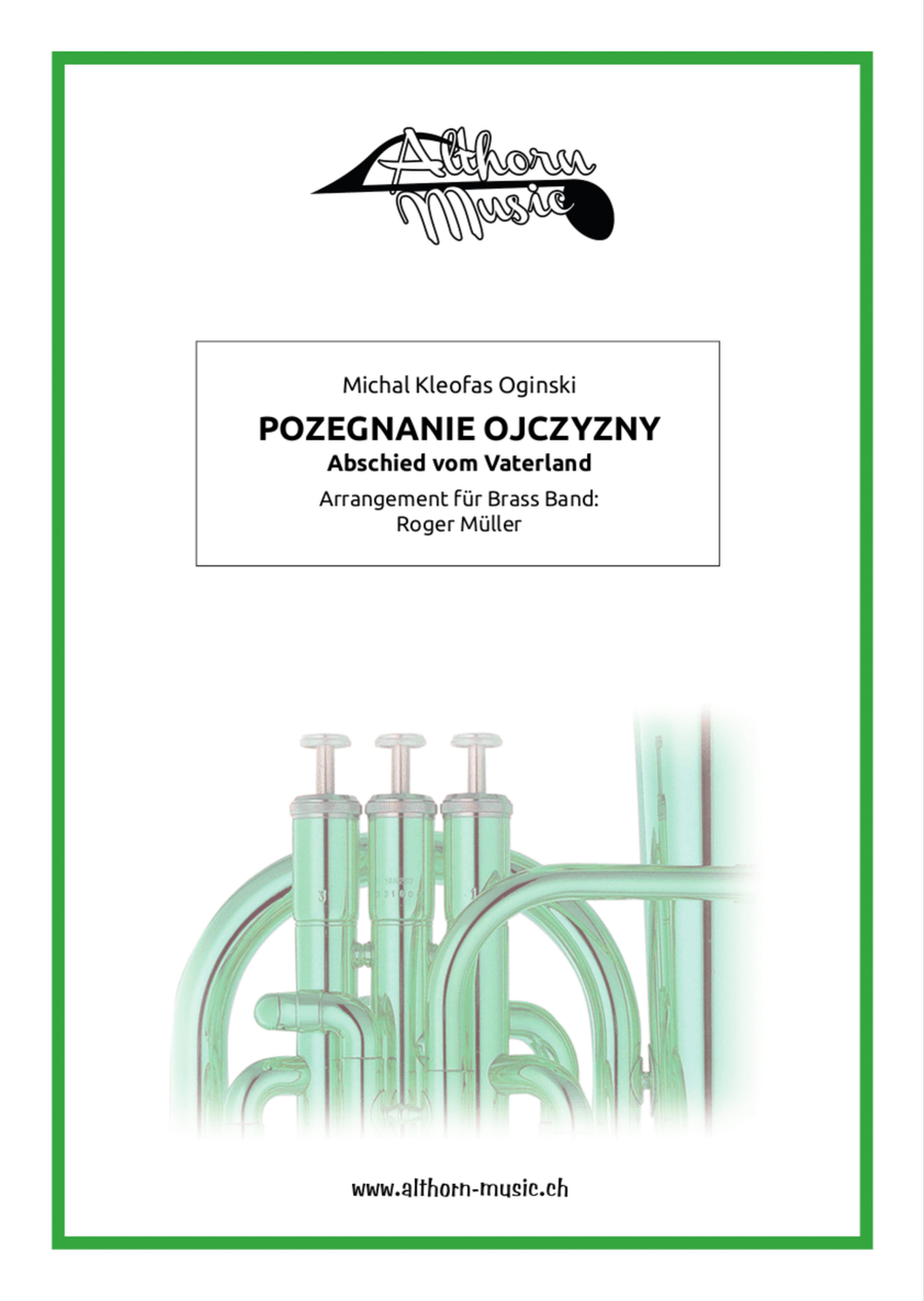 Pozegnanie Ojczyzny - Farewell to the Fatherland Brass Band scores gallery preview page 1