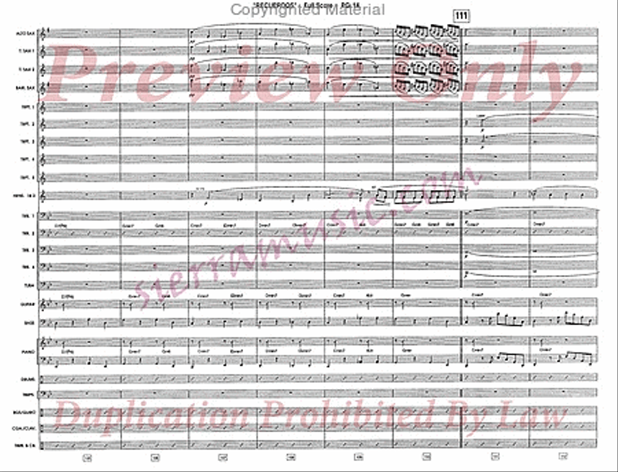 Recuerdos Recuerdos Jazz Ensemble scores gallery preview page 15
