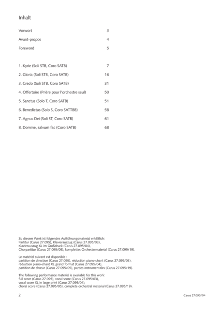 Messe solennelle de sainte Cecile STB scores gallery preview page 3